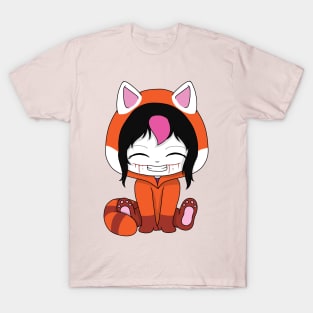 creepypasta red panda (nina the killer) T-Shirt